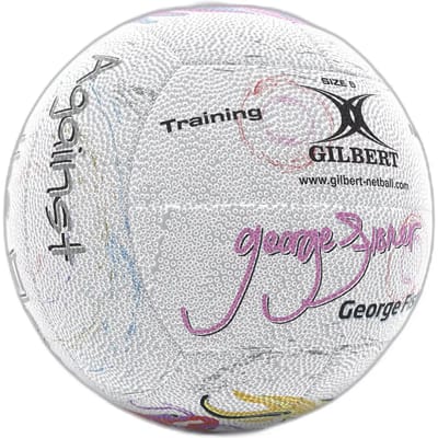 Gilbert Netball Signature Balls - Size 5 - Player Fisher