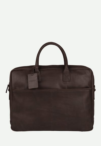 Burkely Fundamentals Vintage Max Worker 17" - Laptoptas - Volwassenen - Bruin