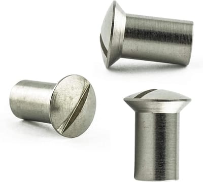 Hulsmoeren Lenskop - Mouwmoeren - Bevestigen Materialen - Roestvrij Staal - M5 x 14 mm - Zilverkleurig