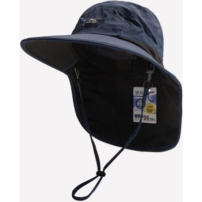 Zonnebrandcrème en zonwerende outdoorhoeden voor mannen en vrouwen, zomerse nekbescherming, vissershoeden, wandelhoeden. One Size