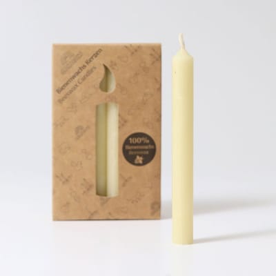 GRIMMS jaarring kaarsen creme 100% 12 stks