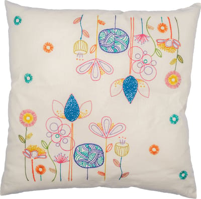 Vervaco - Kussen kit Stylish Florals - PN-0222452 - Borduren - Borduurpakket - Borduurpakket volwassenen - Borduurpakket kind