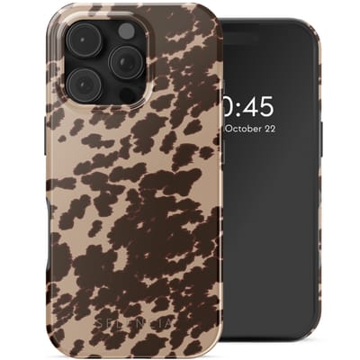 Selencia Hoesje - Geschikt voor Apple iPhone 16 Pro Max - Backcover geschikt voor MagSafe - Country Moo'd