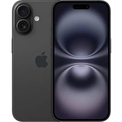 Apple iPhone 16 (Version Chine) - Double SIM, pas d'eSIM, 8+128 Go noir