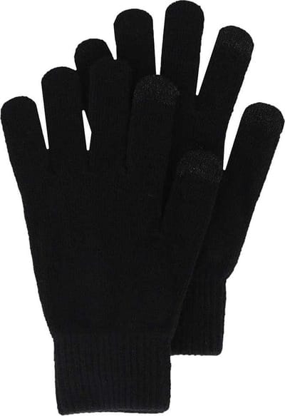 Gebreide Handschoenen Kind - Zwart - 8-12 jaar