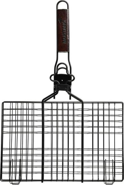 Mustang mobiel rooster anti-aanbaklaag en afneembare handgreep - Bakrooster - Afmeting 36 x 35 x 4 cm