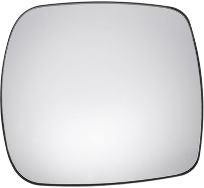 Dailygoods - Auto Buitenspiegel Rechts - Vervangingsglas - Verwarmd Wit - Convex Glas - Perfecte Pasvorm - Geschikt voor Renault Kangoo 2008-2012