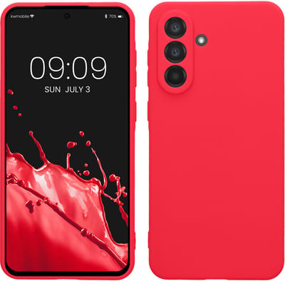 kwmobile telefoonhoesje geschikt voor Samsung Galaxy A56 5G - Hoesje voor smartphone - Precisie camera uitsnede - In neon roze
