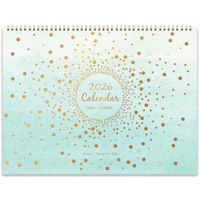 Gezinskalender 2025 - Muurkalender met 6 Kolommen - Perfecte Planner voor het Gezin