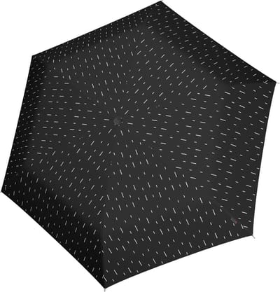 Knirps paraplu U.200 Ultra Light Duomatic Rain Black zwart veelkleurig