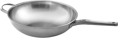 Wok - 32 cm - RVS - Cookai