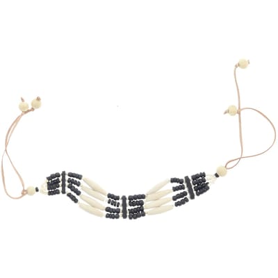 Behave – Choker dames sieraden – Boho stijl – Zwart naturel look
