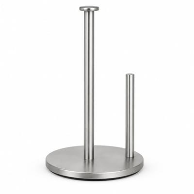 My Green Deal – RVS Keukenrolhouder Staand – 30 cm Hoog – Duurzame Keukenrol Standaard – Strak & Minimalistisch Design