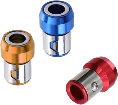 3 stks schroevendraaier bit magnetische ring stuurprogramma bit houder ring 0.83x0.59 inch for handgereedschap elektrische booraccessoires Multifunctionele hoes