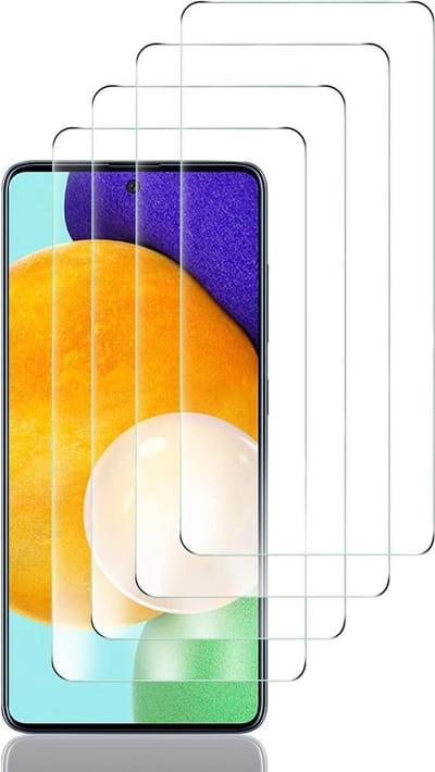 Screenprotector Glas - Tempered Glass Screen Protector Geschikt voor: Samsung Galaxy A72 4G & 5G - 4x AR202