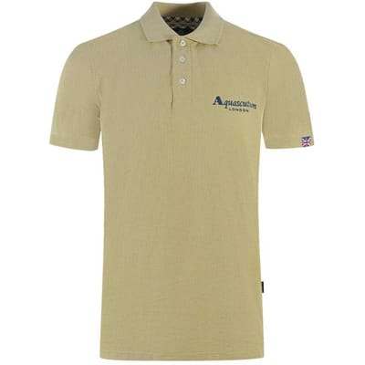 Aquascutum Volwassen unisex poloshirt London 1851 (Beige)