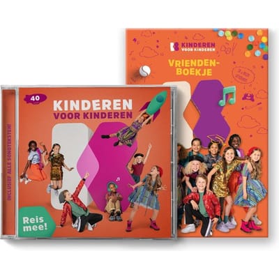Kinderen voor Kinderen 40 - Reis Mee! +  Vriendenboekje (Exclusief bij bol.com)