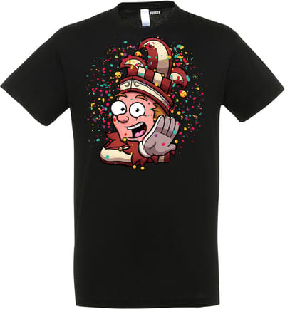 T-shirt Alaaf Kleine Prins | Carnaval | Carnavalskleding Dames Heren | Zwart | maat XS