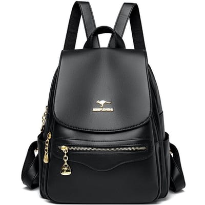 Dames Nieuwe Trend van Rugzak  Zachte Leren Rugzak   Modieus en Veelzijdig Eenvoudige College Stijl Casual Reizen Schooltas