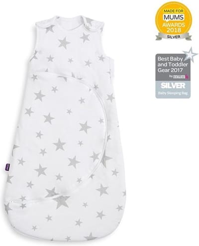 Snuz Snuzpouch Baby Slaapzak Grey Stars 0.5 TOG - 0-6 mnd