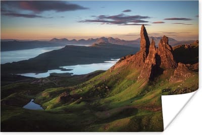 Poster Old Man of Storr in Schotland - 180x120 cm XXL