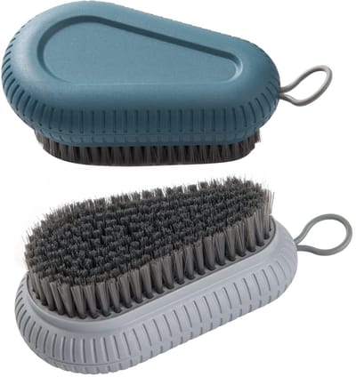 JHUBERS- Nagelborstel Duurzaam - Nagelborstel Kunststof - Vingernagel Scrubborstel - Compact en Draagbaar - Handvat met Touw - Sterke Reinigingskracht - Nagelreiniger