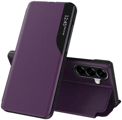 Hoesje geschikt voor Samsung Galaxy A57 - Techsuit eFold Book Case - Paars