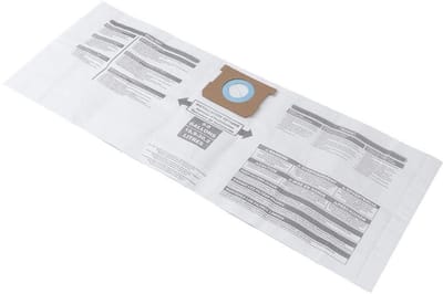 Allecto - Stofzakken voor Vuilafzuiging - Verwisselbaar en Gebruiksvriendelijk - 775 x 298 mm - Stofzuigeraccessoire - Verbeter Luchtkwaliteit - Ge...