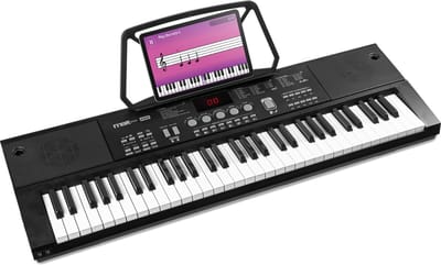Keyboard Piano - MAX KB15 Keyboard met 61 toetsen - kinder piano - Met 70 demo songs