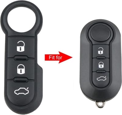 Autosleutel rubber pad 3 knoppen geschikt voor Fiat sleutel / 500 / Punto / Ducato / Panda / Lancia Ypsilon / Peugeot Boxer / Citroen Jumper / Iveco Daily / fiat sleutel behuizing rubber knoppen.