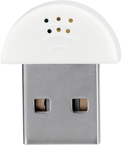 Allecto - Mini-Microfoon - USB Microfoon - Compact en Portable - Desktop Microfoon - Plug-and-play - Geschikt voor Computer en Laptop