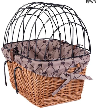 RFWR® Fietsmand Voor Huisdieren - Ideaal Voor Katten en Honden - Veilig en Handgemaakt
