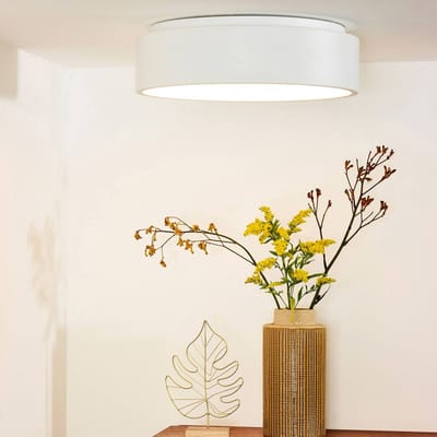 Lucide TALOWE LED - Plafonnière (Plafondlamp) - Ø 45,5 cm - LED Dimbaar - 1x30W 3000K - Wit