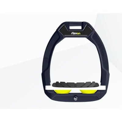 Veiligheidseisen voor paardrijden Gekantelde Grip Bruin/Wit/Geel Flex-On Safe-On