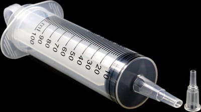 2 stuks XXL spuit 100ml