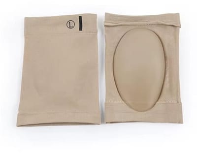 Scoby - Voetkussentje - Middenvoet Steun - Comfort Sleeve - Foot Pad - One Size - Beige