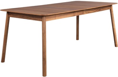 Zuiver Glimps Uitschuifbare Eettafel 180/240x90 cm Hout Walnoot - Bruin