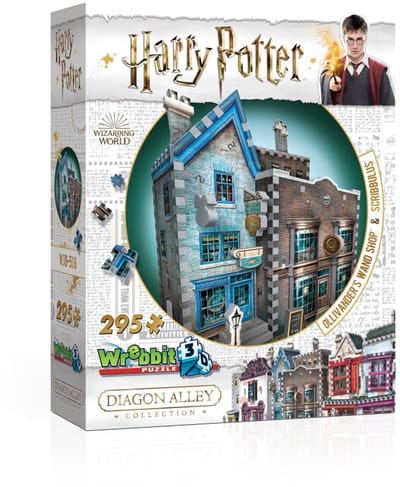 Ollivander’s Wand Shop and Scribbulus Writing Implements - Wrebbit 3D Puzzel - Harry Potter - 295 Stukjes