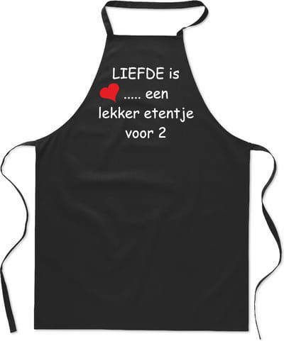 Mijncadeautje Keukenschort Liefde is...