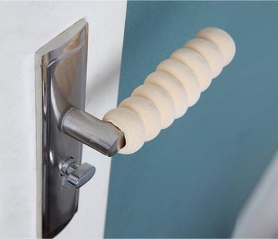KELERINO. Deurklink Beschermer Foam - Beige