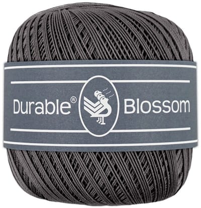Durable Blossom - 2236 Charcoal - Verfijnd Gemerceriseerd Katoen Garen
