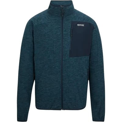 Scaris fleecevest met volledige ritssluiting voor heren, gemêleerd model