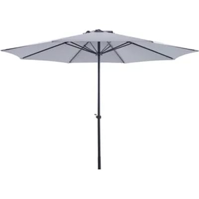 Central Park Parasol Sunny - Diameter 336cm - Middengrijs - Aluminium Staal