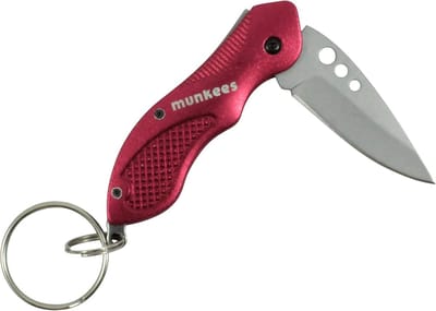 Munkees Opvouwbaar Zakmes Rood Staal 10,4 Cm