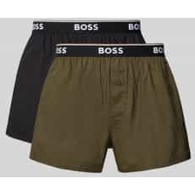 Loose fit boxershorts in set van 2 model '2P BOXER SHORTS EW'