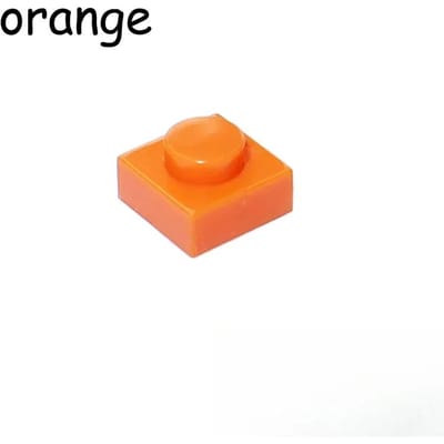 3024 Point 1x1 Plaque Mince 1x1 MOC Particules d'Assemblage DIY 250/500 PIÈCES Blocs de Construction Figurines Briques Jouet Créatif Axé sur l'Apprentissage 250pcs orange