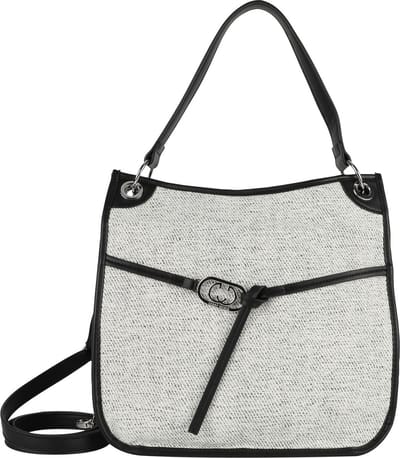 GERRY WEBER Schoudertas Summer Walk Hobo MHZ Black Lichtgrijs