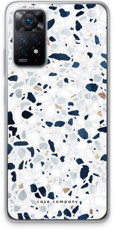 Case Company® - Hoesje geschikt voor Xiaomi Redmi Note 11 Pro hoesje - Terrazzo N°1 - Soft Cover Telefoonhoesje - Bescherming aan alle Kanten en Schermrand