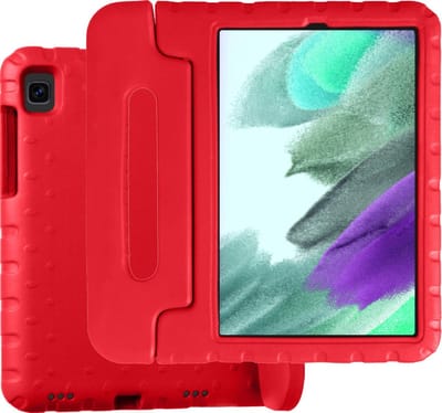 Hoesje Geschikt voor Samsung Galaxy Tab A7 Lite - Kinderhoes Shockproof Bumper - Kidsproof Case - Tablet Hoes - Kinder Hoes Cover - Rood