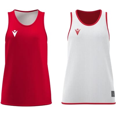 Macron F500 Reversible Shirt Dames - Rood / Wit | Maat: 3XL